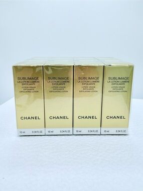 12 of Chanel Sublimage La Lotion Lumiere Exfoliante Exfoliating lotion 10ml each